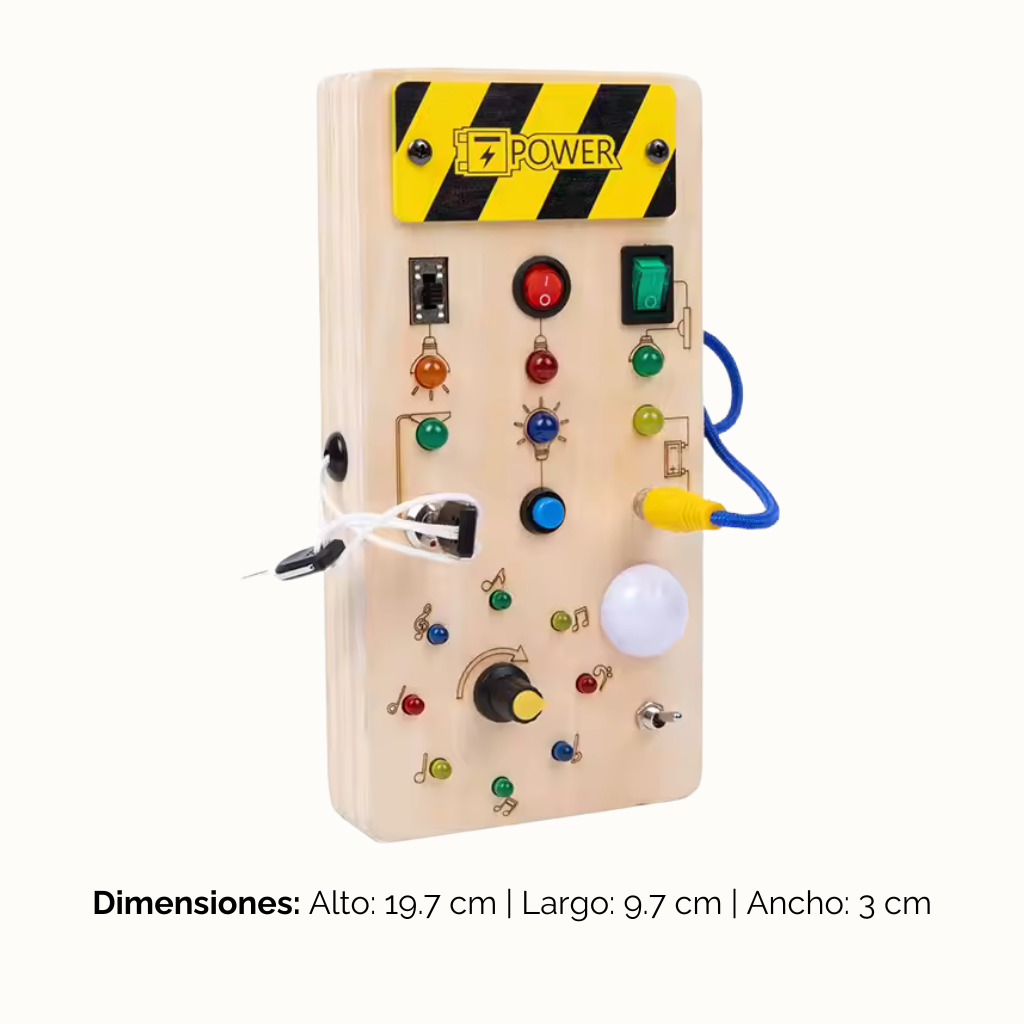 Tablero Sensorial Montessori – Diversión y Aprendizaje sin Pantallas