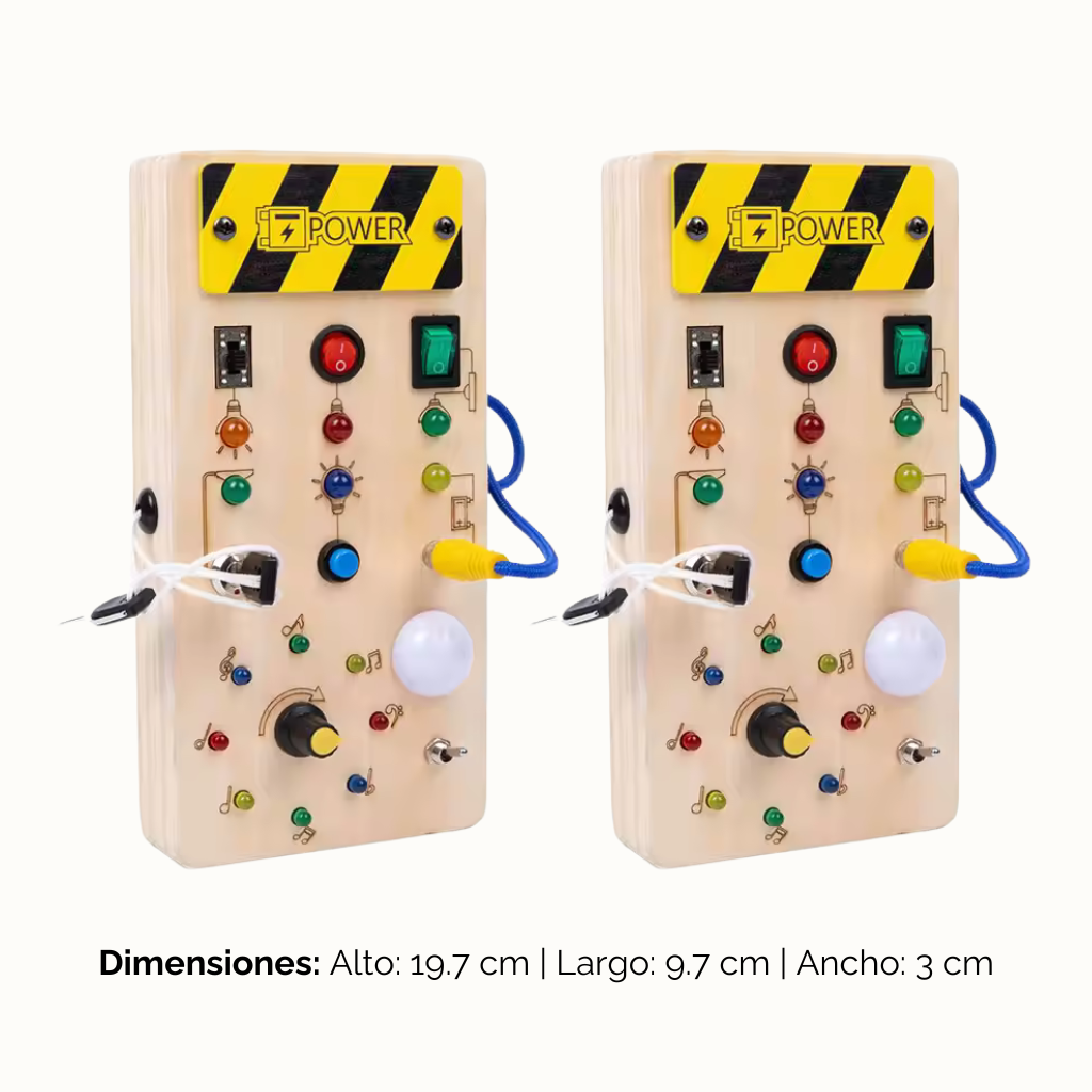 Tablero Sensorial Montessori – Diversión y Aprendizaje sin Pantallas
