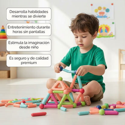 Bloques Magnéticos Montessori | Diversión Real Sin Pantallas