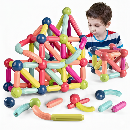 Bloques Magnéticos Montessori | Diversión Real Sin Pantallas