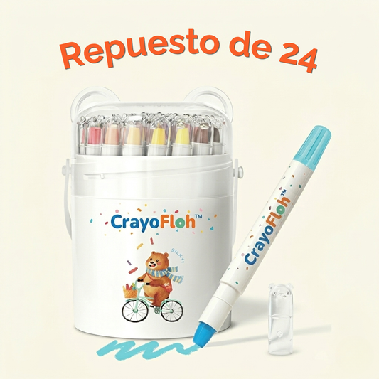 Repuesto de 24 crayones