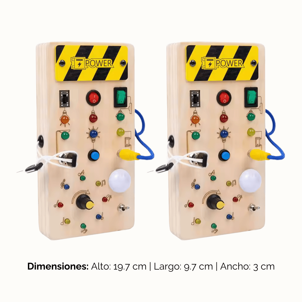 Tablero Sensorial Montessori – Diversión y Aprendizaje sin Pantallas - Floha